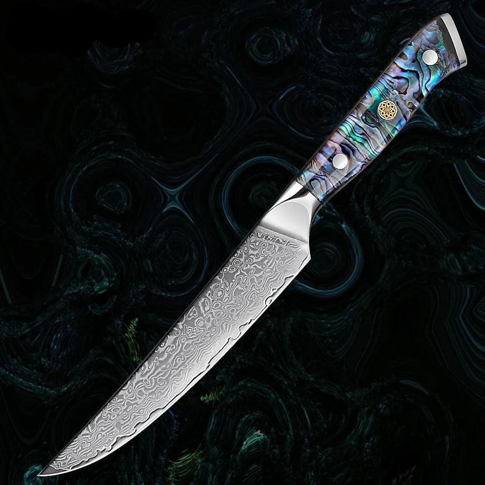1-5 Piece Japanese Damascus Steel Knife Set K-XT3