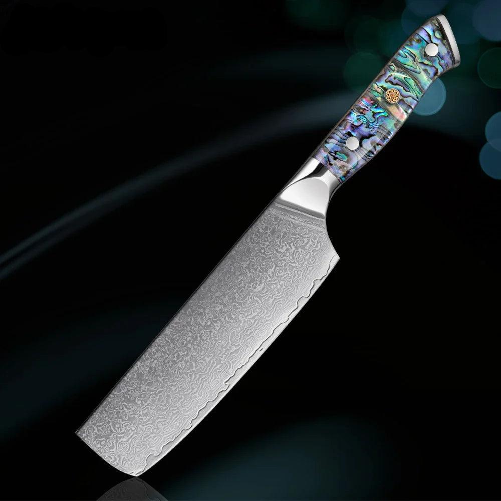 1-5 Piece Japanese Damascus Steel Knife Set K-XT3