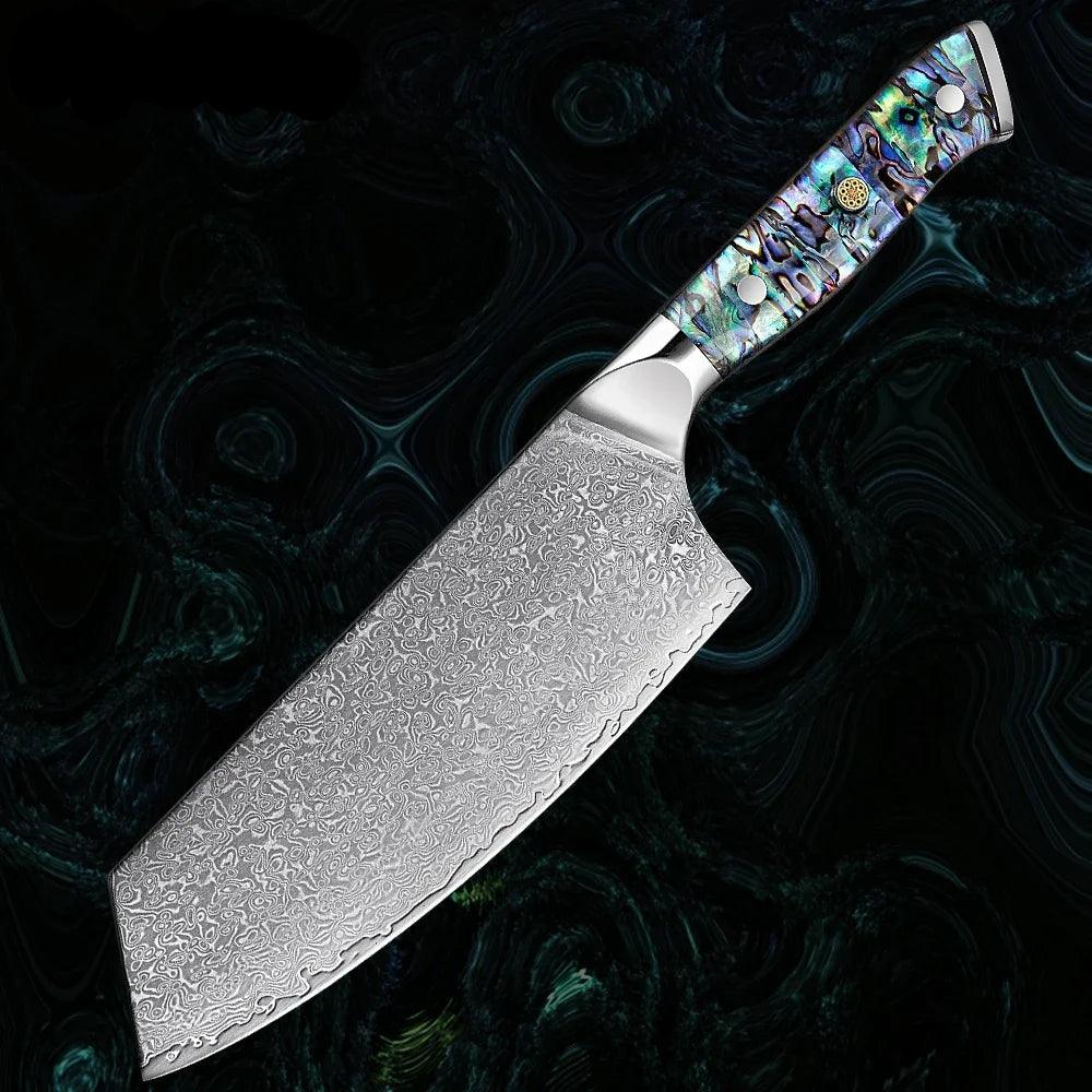 1-5 Piece Japanese Damascus Steel Knife Set K-XT3