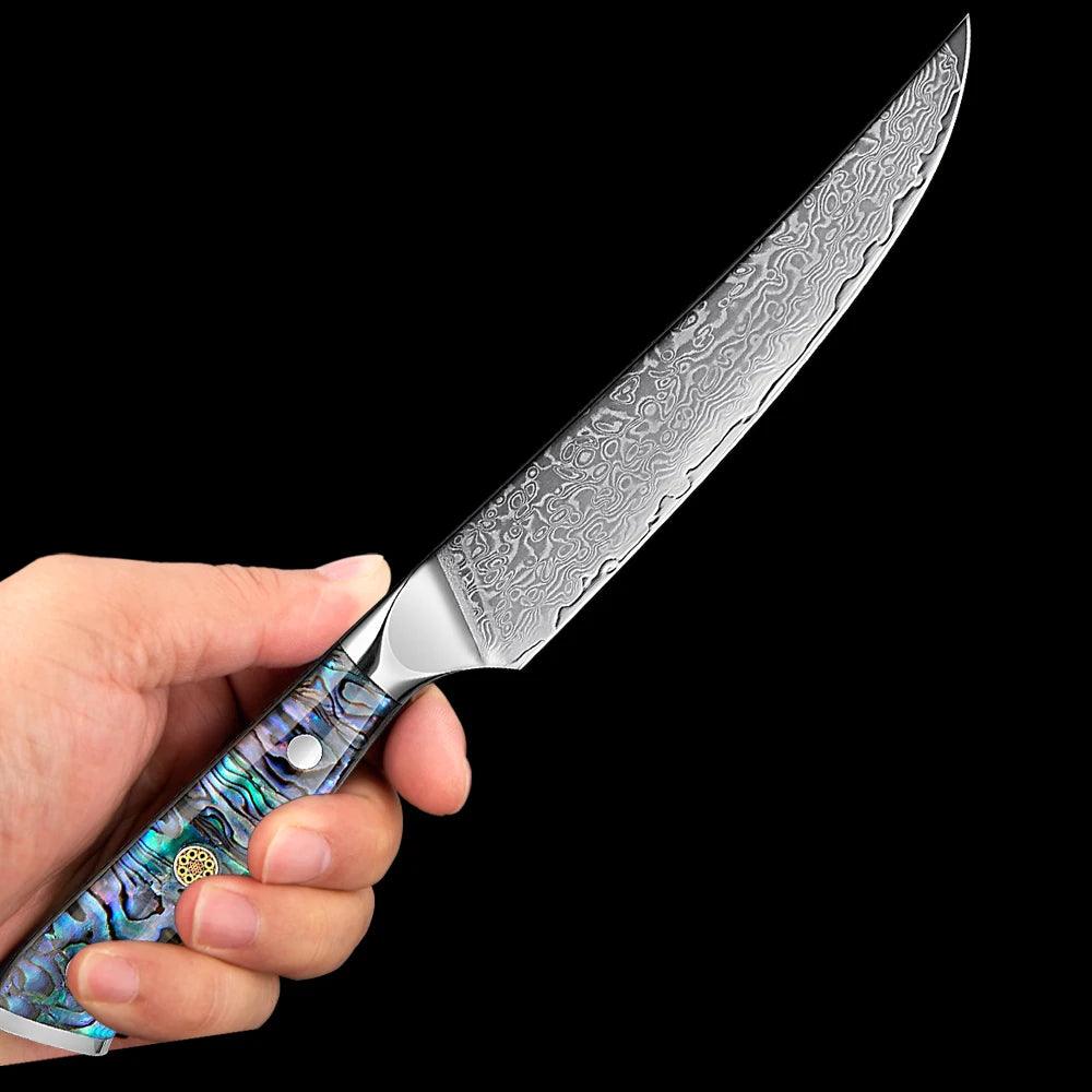 1-5 Piece Japanese Damascus Steel Knife Set K-XT3