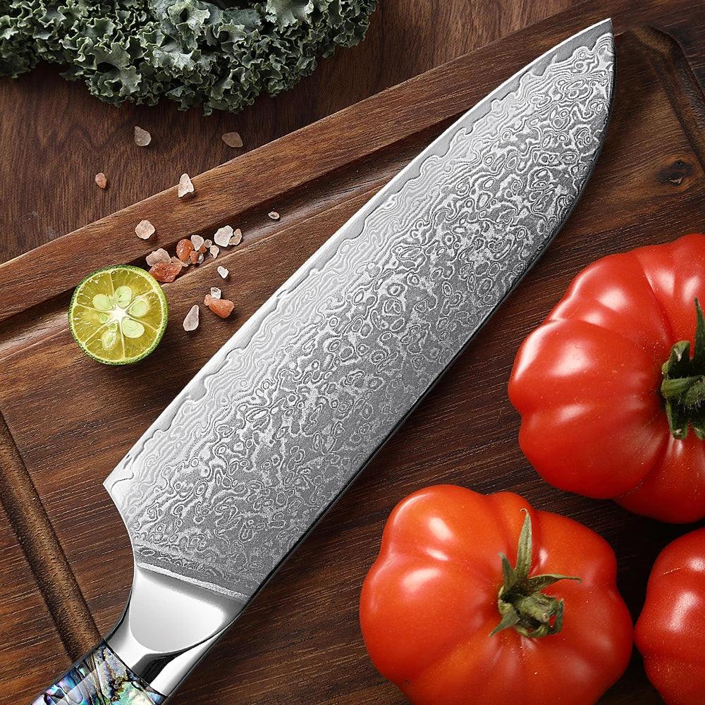 1-5 Piece Japanese Damascus Steel Knife Set K-XT3