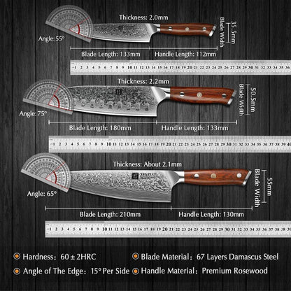 1-3 piece Chef Knife Set K-XN1