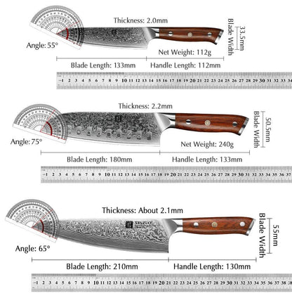 1-3 piece Chef Knife Set K-XN1