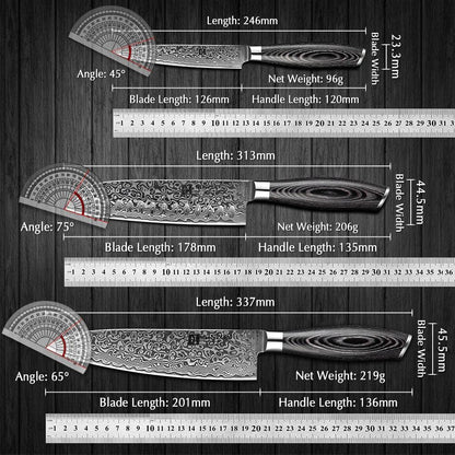 5 Piece Chef Knife Set K-XN2