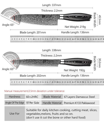 5 Piece Chef Knife Set K-XN2