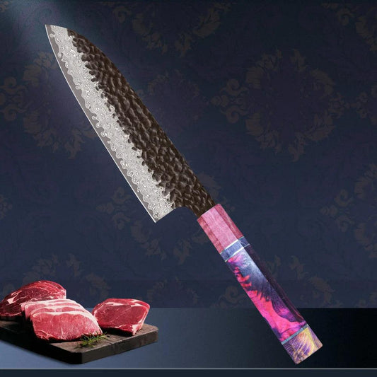 8 Inch Japanese Handmade Stable Wood Knife BV3