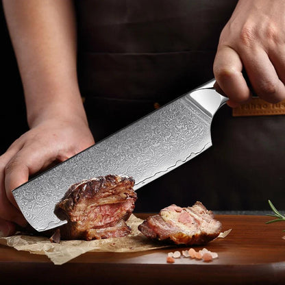 1-5 Piece Japanese Damascus Steel Knife Set K-XT3