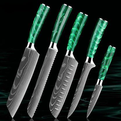 1-8 Piece Pro Chef Knife Set K-XT1