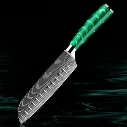 1-8 Piece Pro Chef Knife Set K-XT1
