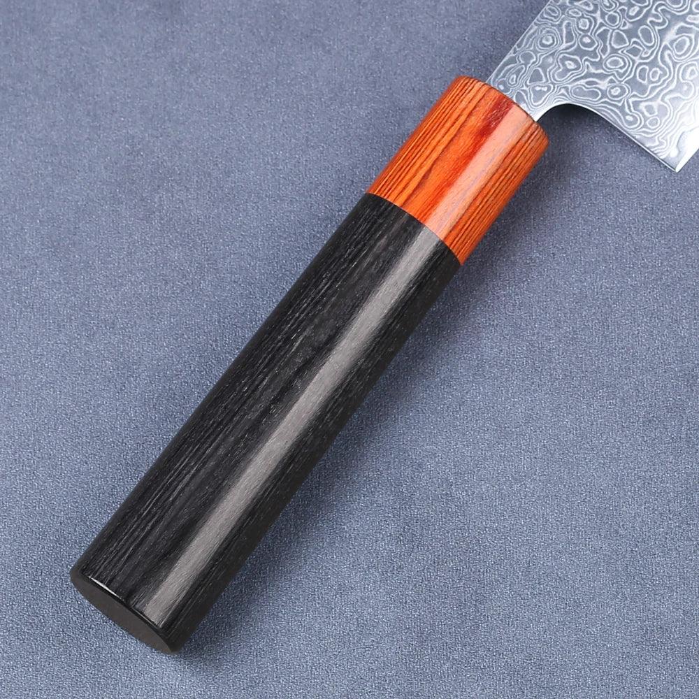 7 Inch Santoku Chef Knife Pakka Wood Handle BV6